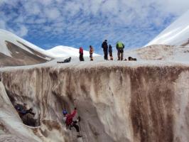 rock climbing at Himalayas